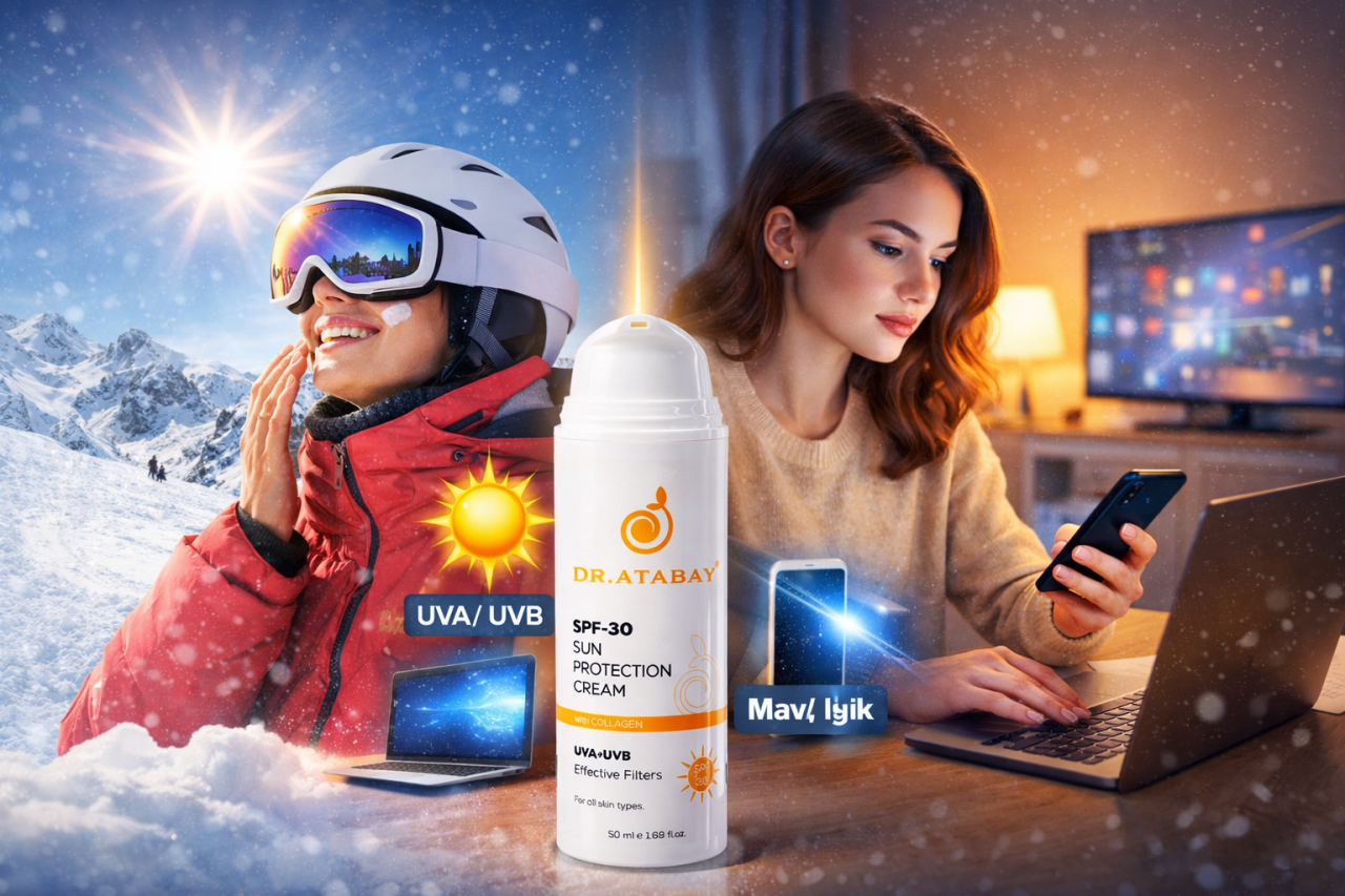 Kışın Güneş Kremi mi? Evet. Çünkü UVA + UVB Var.