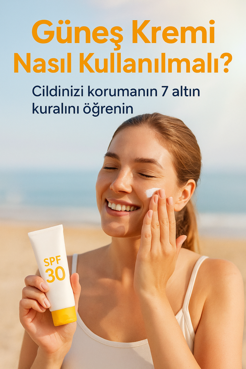Güneş Kremi Nasıl Kullanılmalı? Cildinizi Korumanın 7 Altın Kuralı!