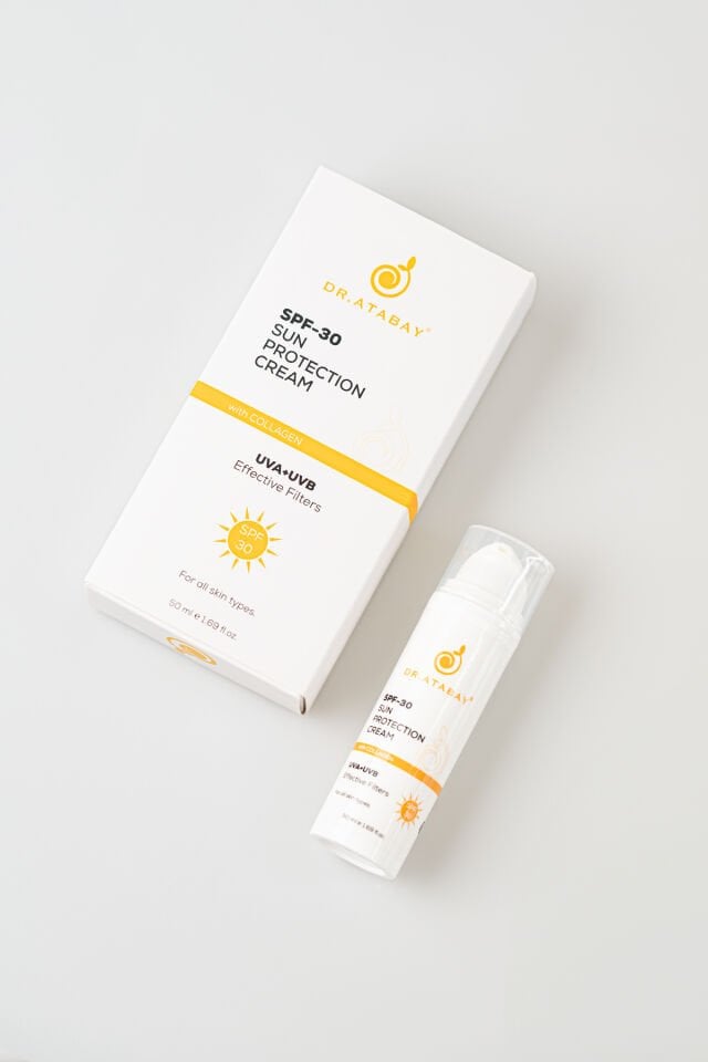 Dr Atabay Kolajenli 30 SPF Korumalı Güneş Kremi/SPF 30 Sun Protection Collagen Cream