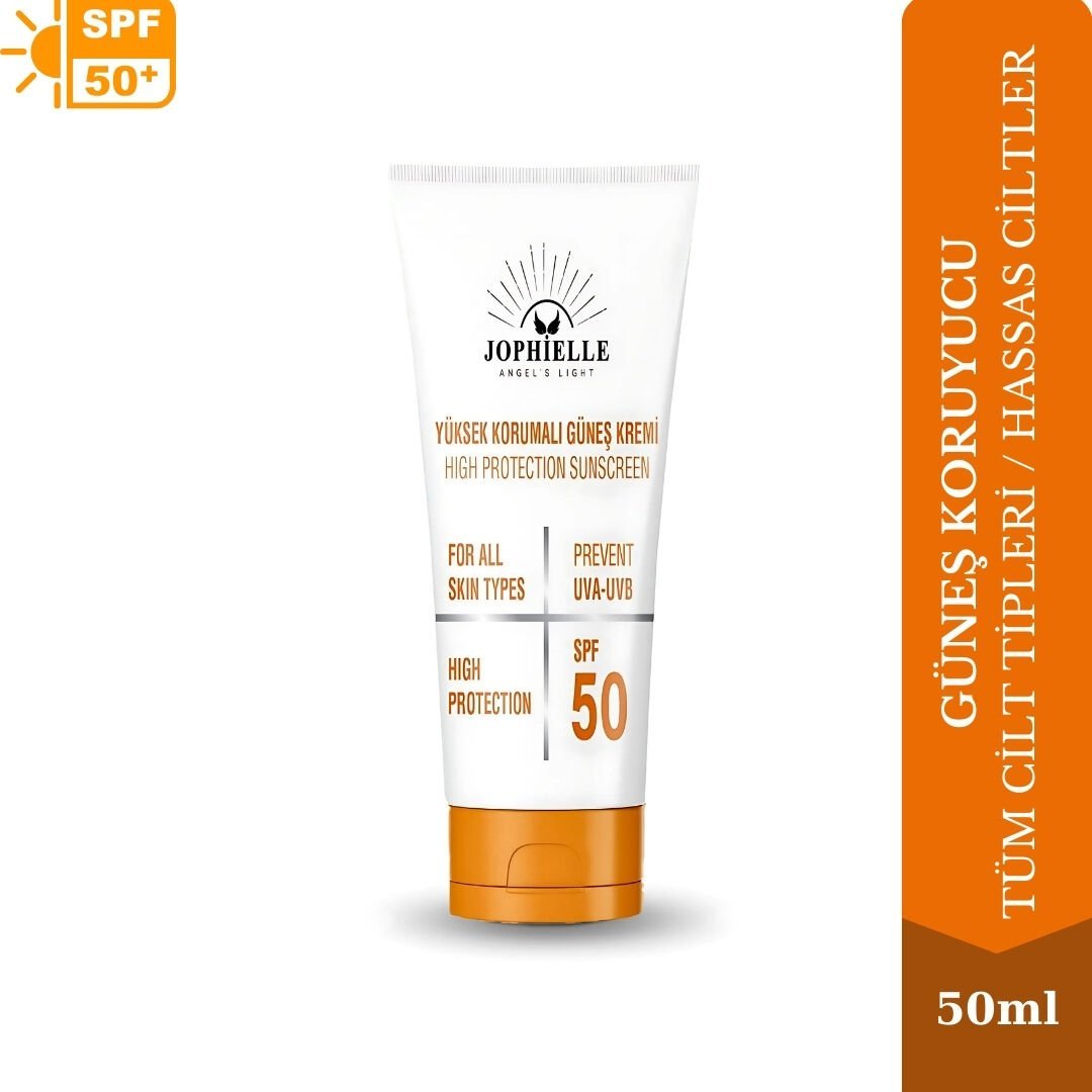 50 SPF Yüksek Korumalı Güneş Kremi / SPF 50 High Protection Sunscreen