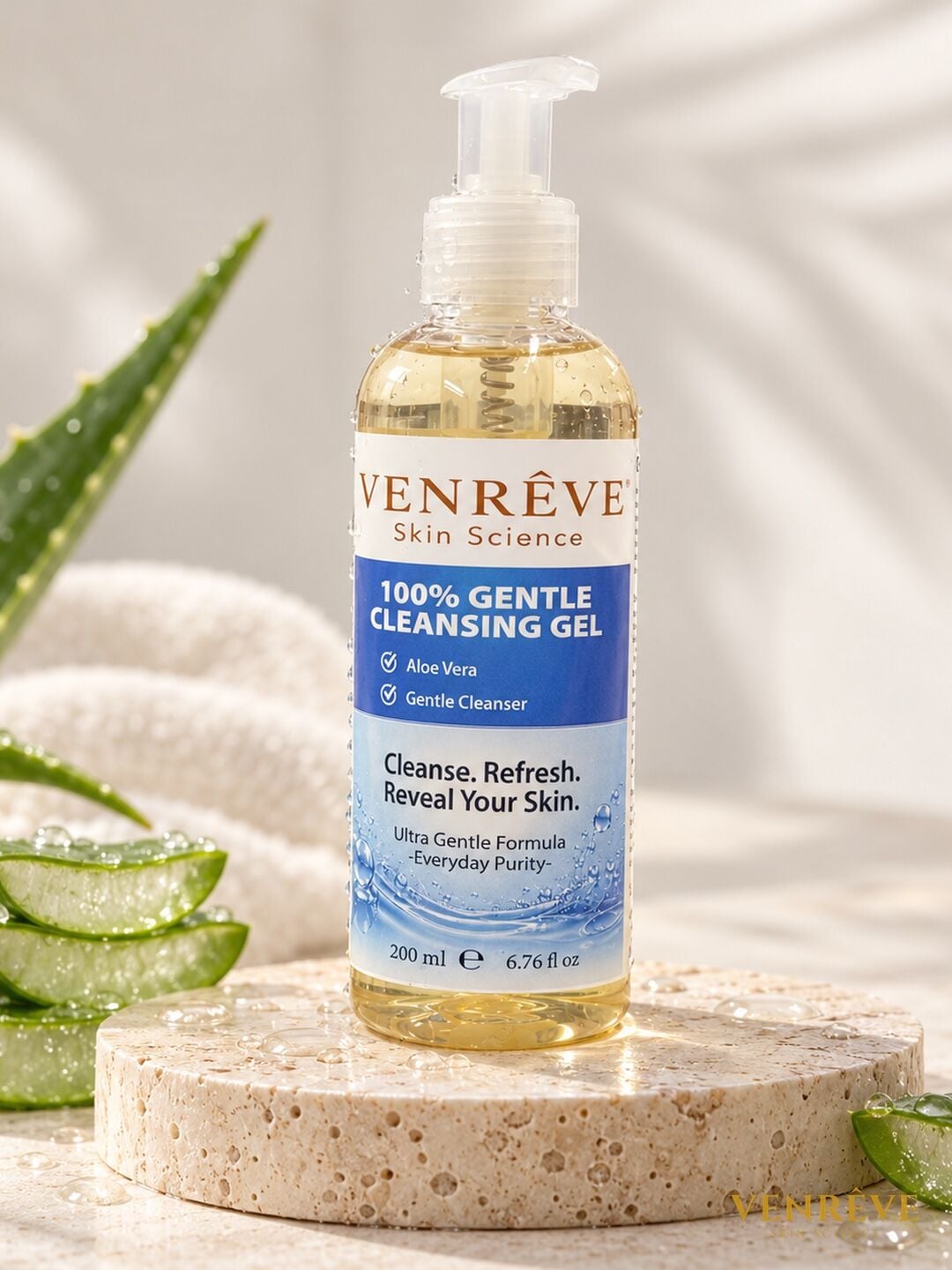 Gentle Cleansing Gel 200 ml – Aloe Vera İçeren Nazik Temizleyici Yüz Temizleme Jeli