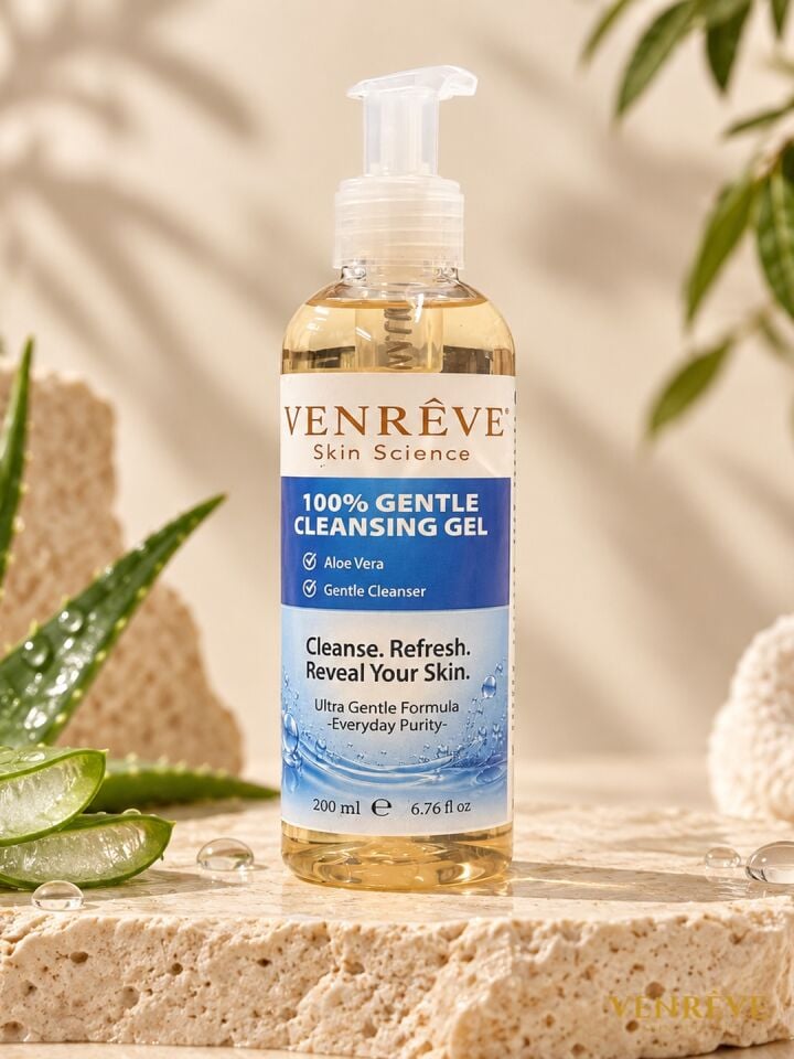 Gentle Cleansing Gel 200 ml – Aloe Vera İçeren Nazik Temizleyici Yüz Temizleme Jeli