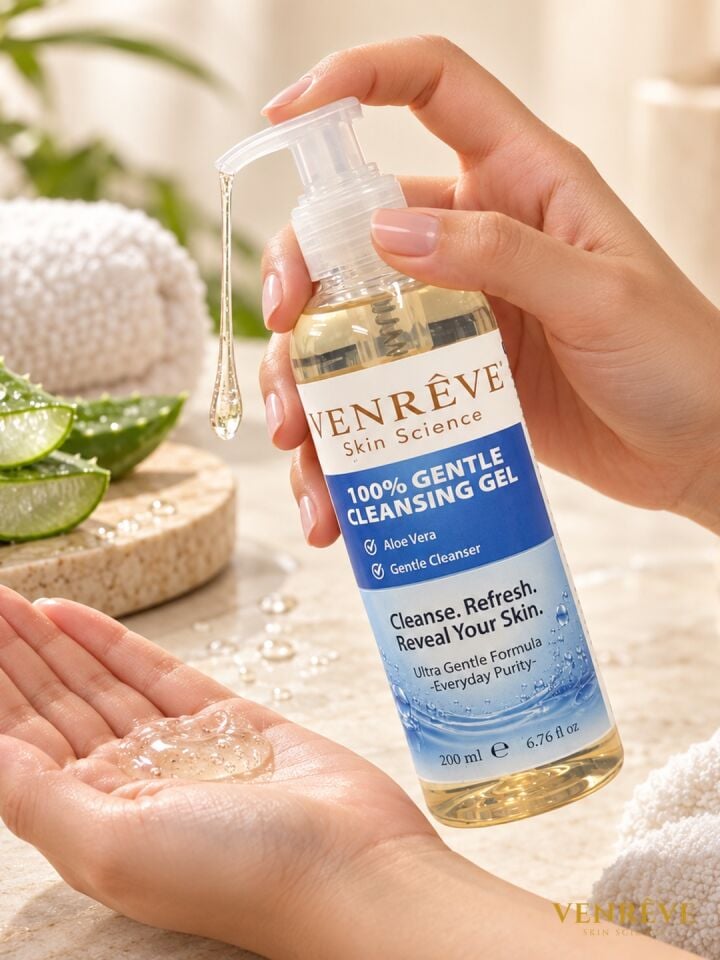 Gentle Cleansing Gel 200 ml – Aloe Vera İçeren Nazik Temizleyici Yüz Temizleme Jeli