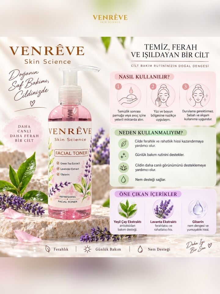 Skin Science Facial Toner – Refreshing Facial Toner – 200 ml