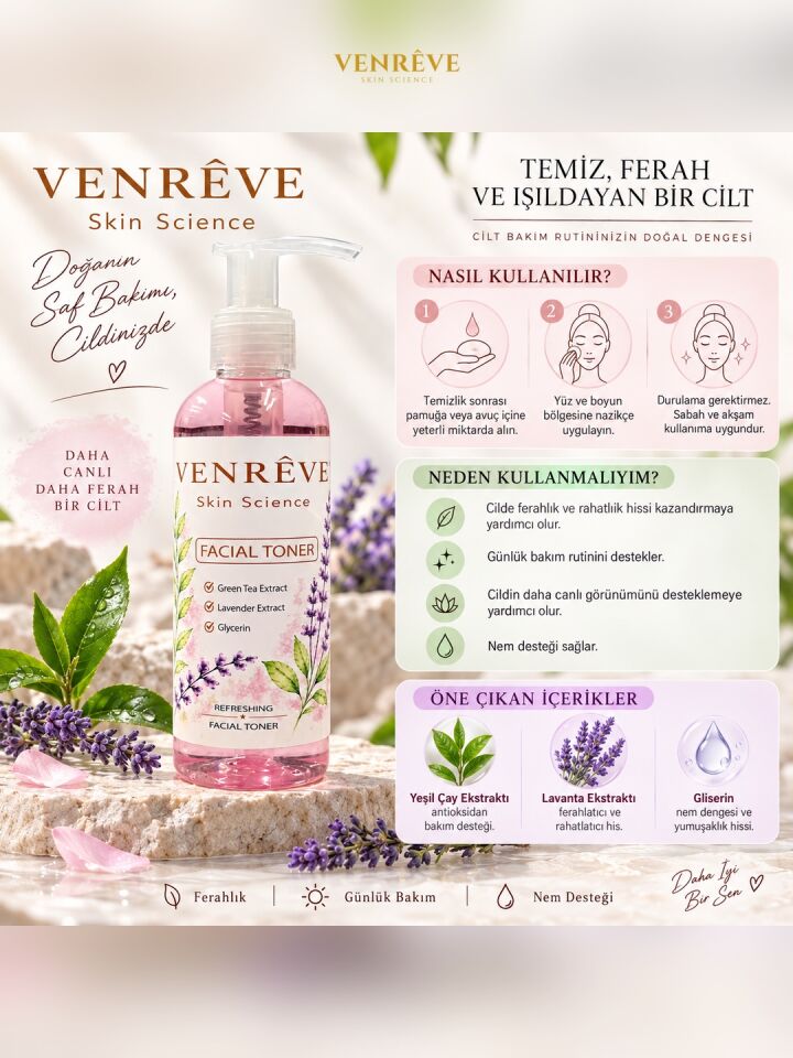 Skin Science Facial Toner – Refreshing Facial Toner – 200 ml